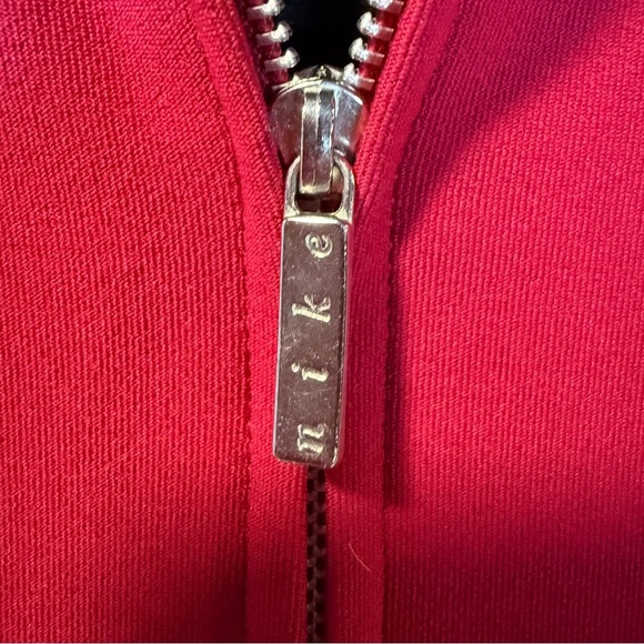 Nike Raspberry Red Dri-Fit Zip-Up Track Jacket | Size Small - Picture 6 of 9